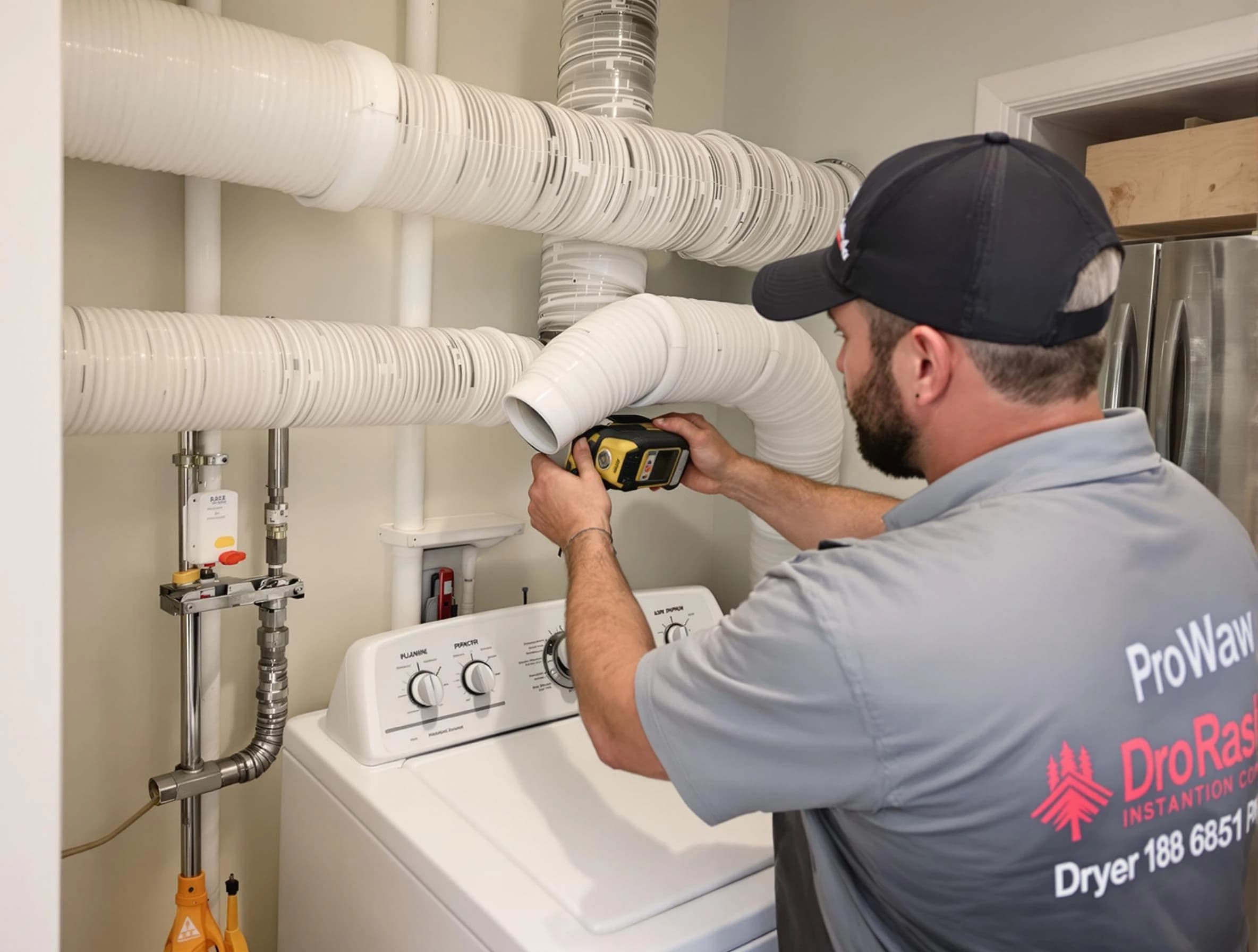 Professional dryer vent hose installation by Bethany Dryer Vent Cleaning in Bethany