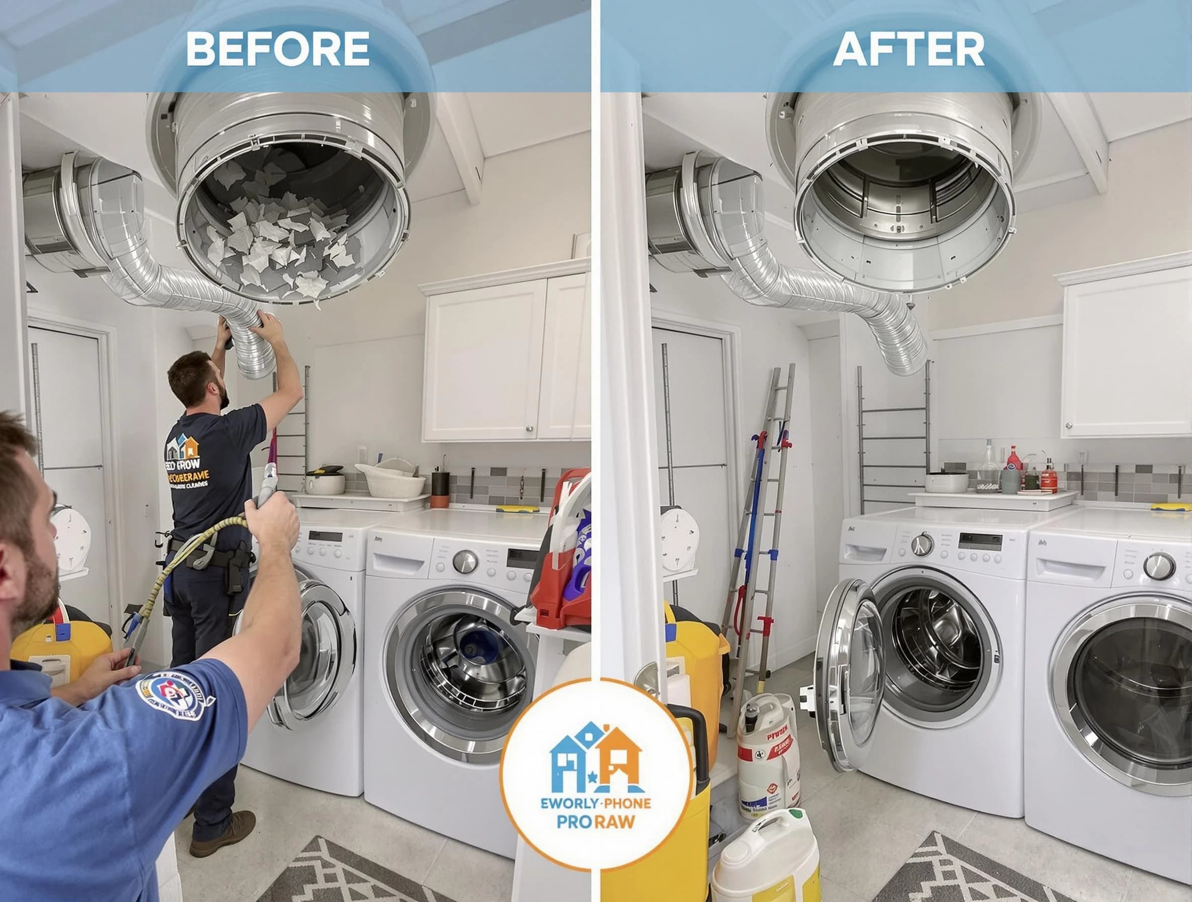 Residential dryer vent cleaning by Bethany Dryer Vent Cleaning in Bethany