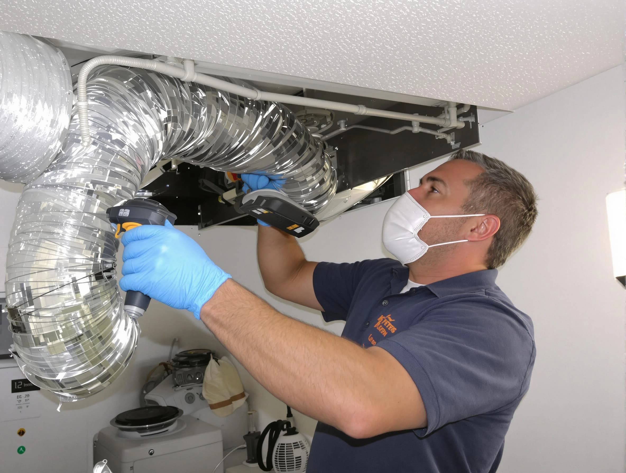 Bethany Dryer Vent Cleaning professional performing thorough residential dryer vent cleaning in Bethany