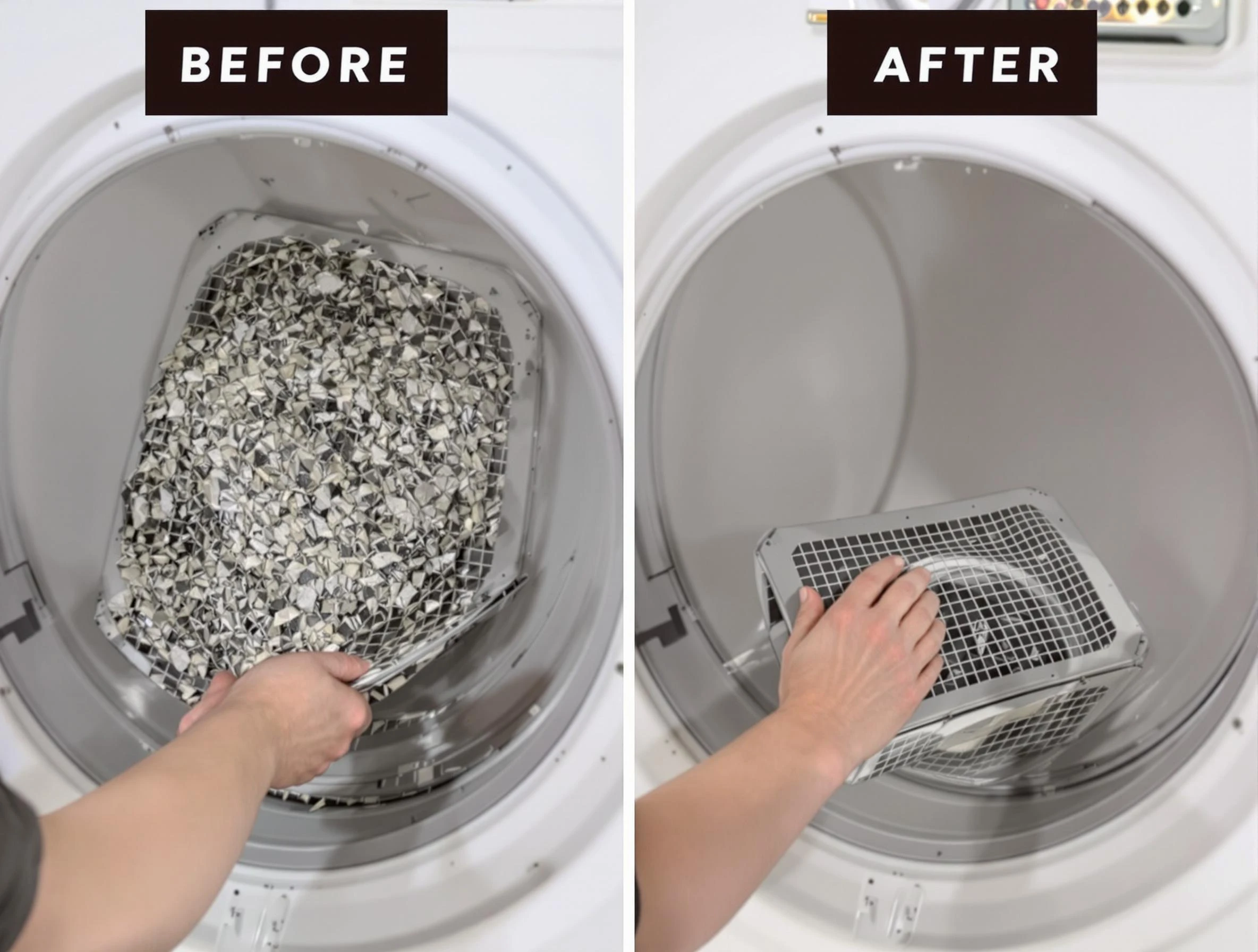 Professional lint trap cleaning by Bethany Dryer Vent Cleaning in Bethany