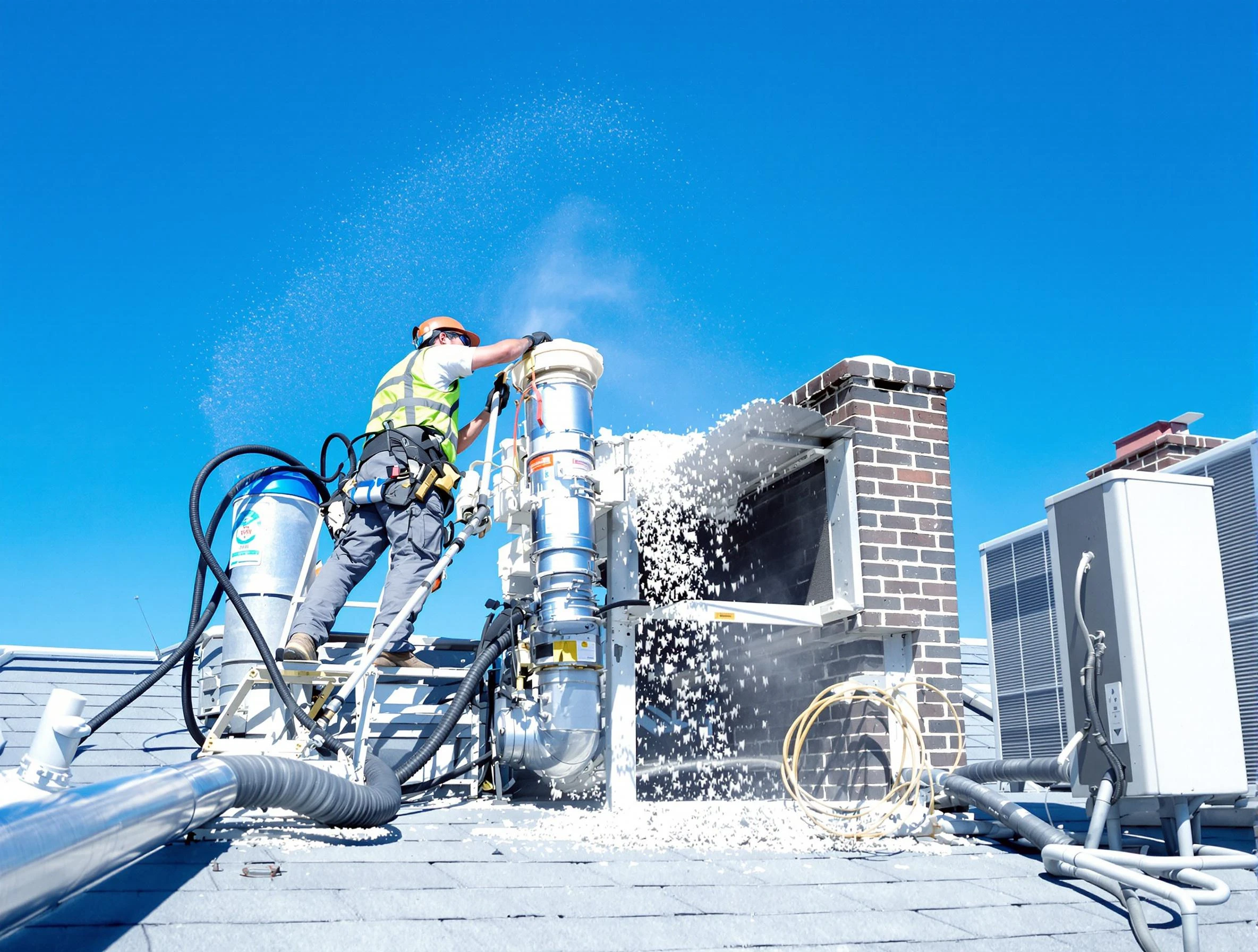 Expert roof dryer vent cleaning by Bethany Dryer Vent Cleaning in Bethany